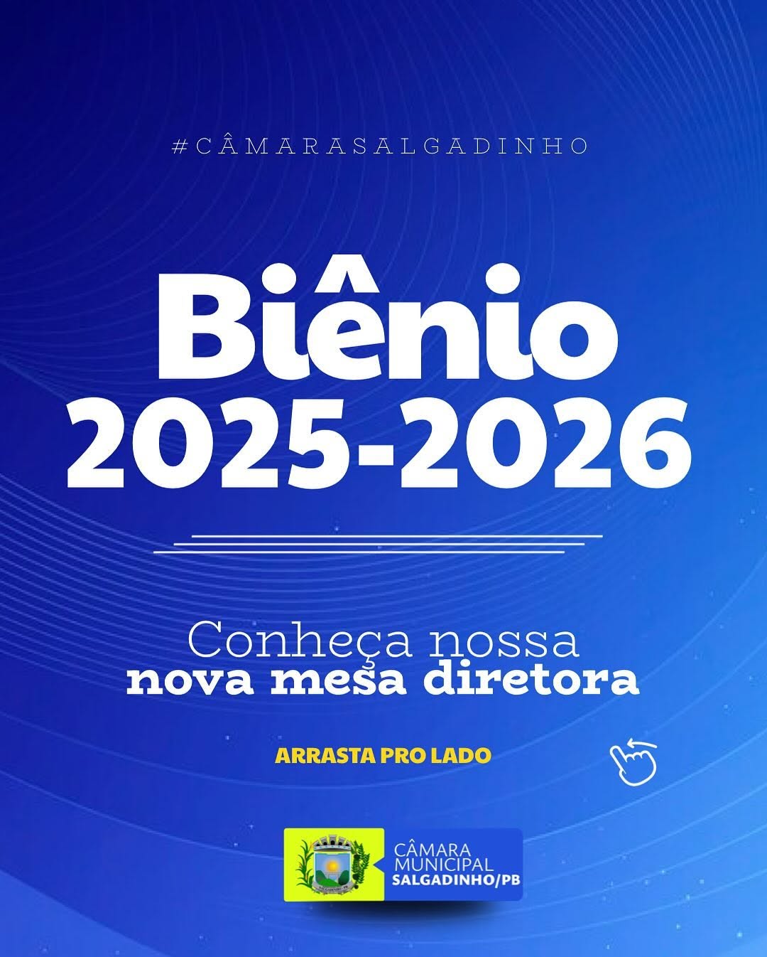 📢 Nova Mesa Diretora da Câmara Municipal de Salgadinho definida! 👏
