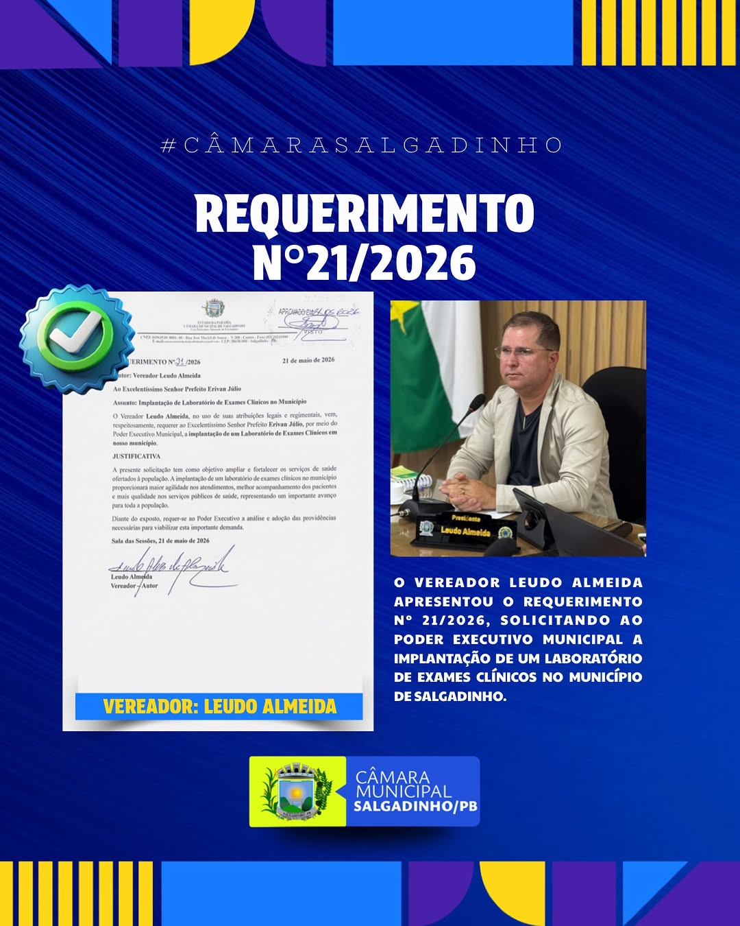 📜 REQUERIMENTO APRESENTADO!