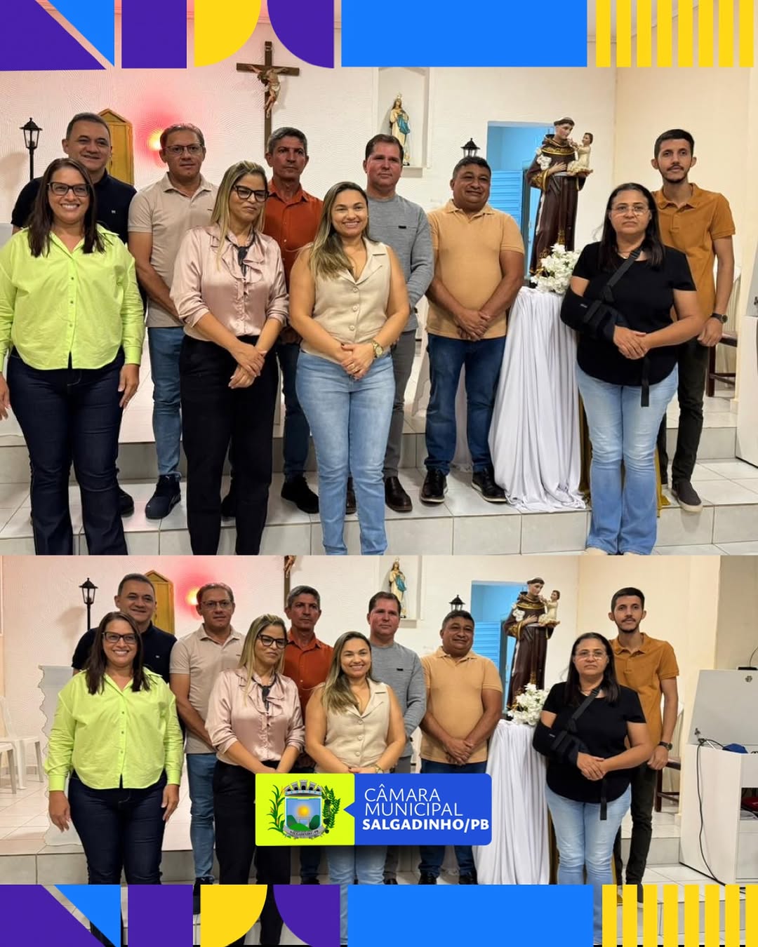 Neste domingo, o presidente da Câmara Municipal, vereador Leudo Almeida, juntamente com...
