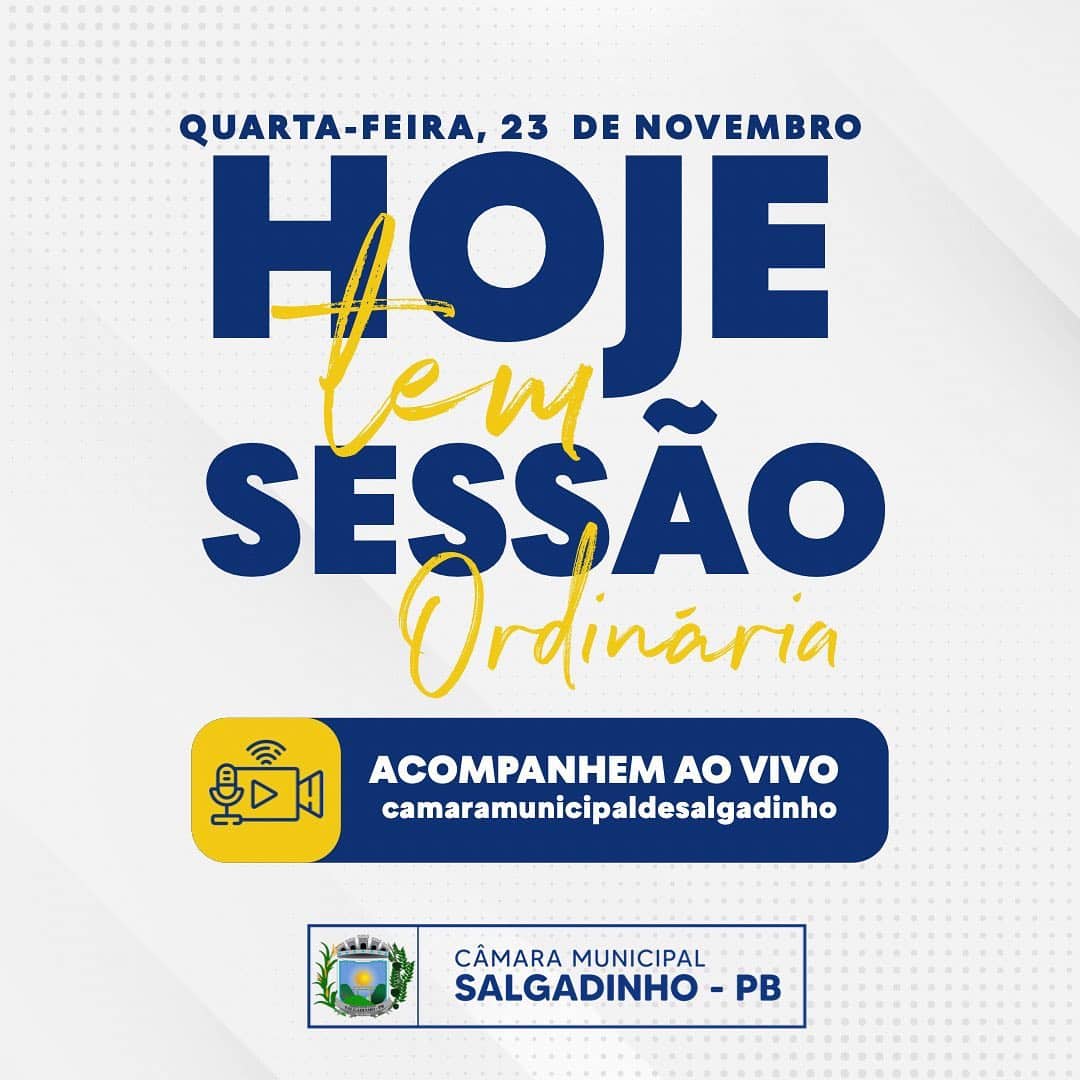 SESSÃO ORDINÁRIA DA CÂMARA MUNICIPAL