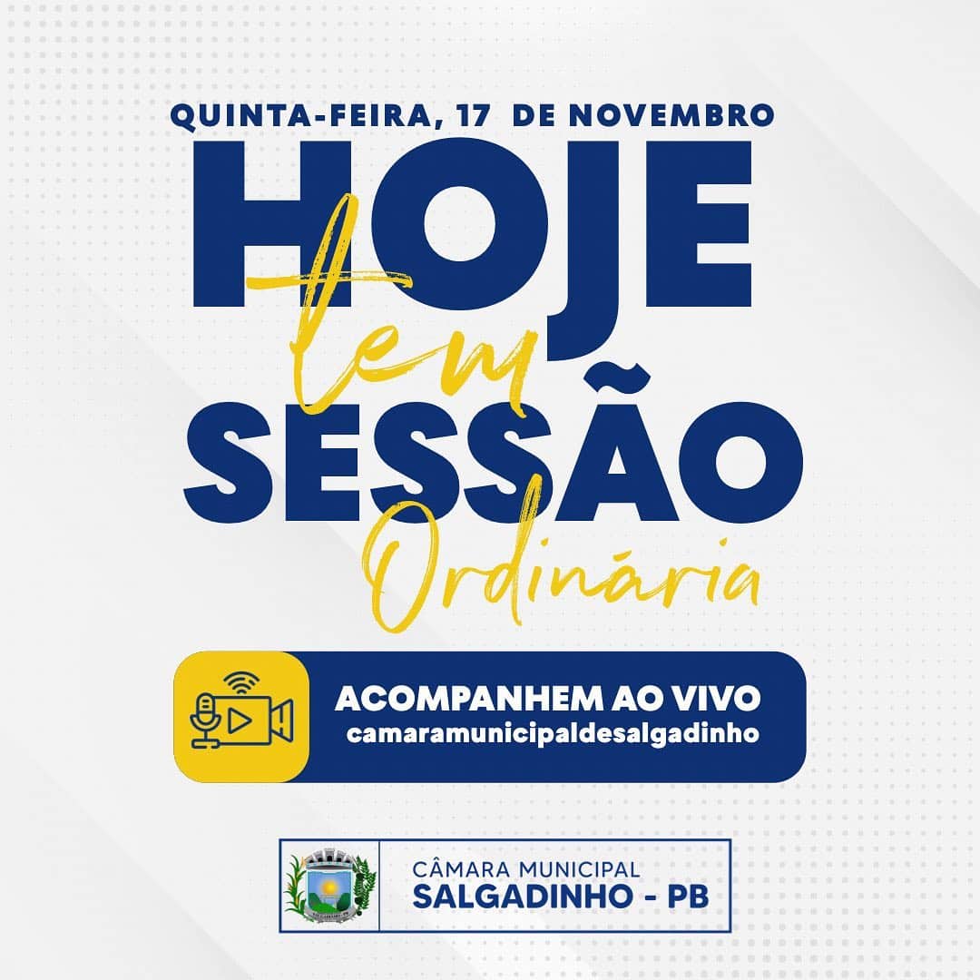 SESSÃO ORDINÁRIA
