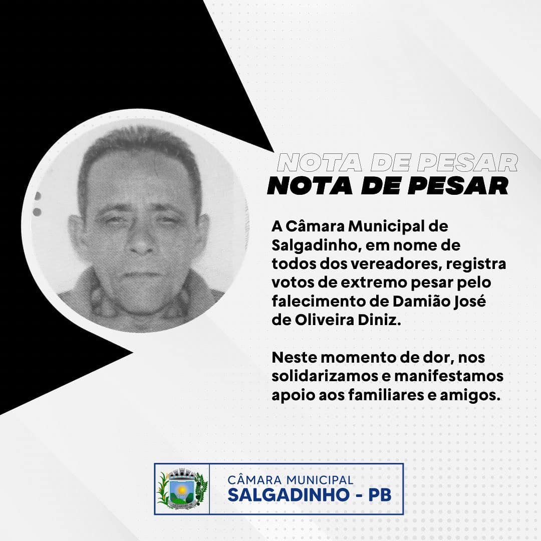 NOTA DE PESAR