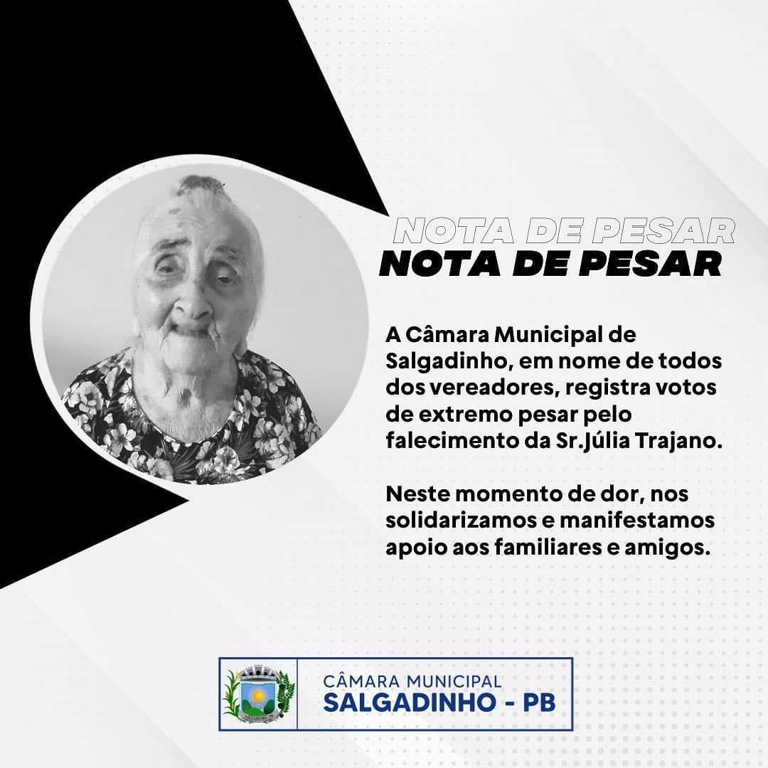 NOTA DE PESAR