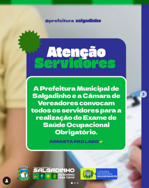Atenção, servidores!