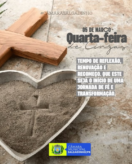 Quarta-feira de Cinzas: tempo de reflexão, fé e renovação para uma Quaresma de esperança