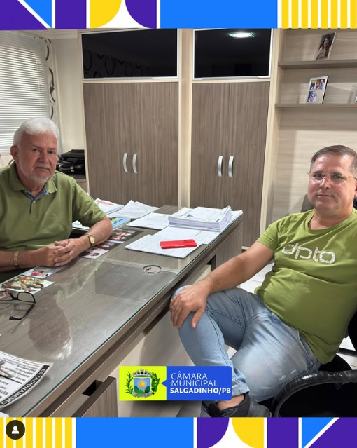 Vereador Leudo Almeida reúne-se com contador para alinhar gestão financeira da Câmara