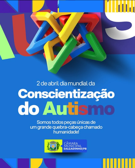 2 de Abril – Dia Mundial de Conscientização do Autismo