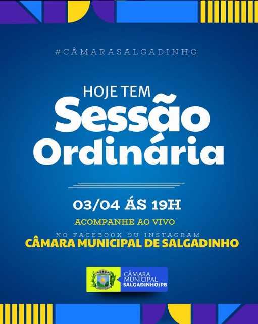 Hoje tem sessão!