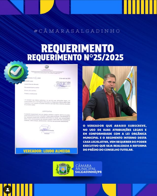 REQUERIMENTO APRESENTADO!