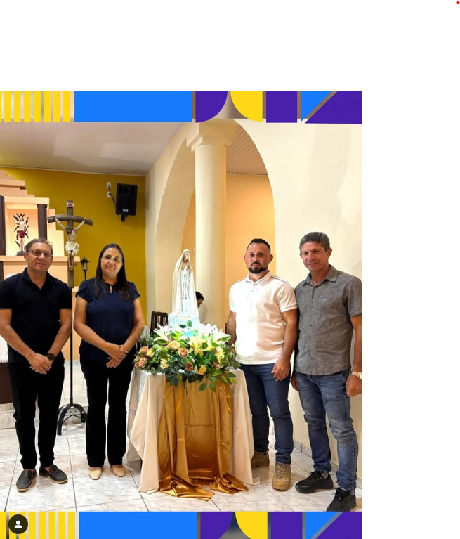 Os vereadores de Salgadinho participaram do novenário do Mês Mariano na Igreja Nossa Senhora do Carmo.