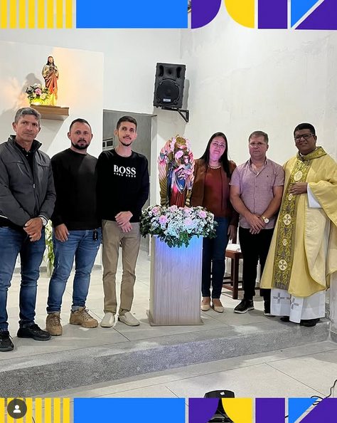 Vereadores de Salgadinho participam do novenário em honra a Nossa Senhora do Perpétuo Socorro