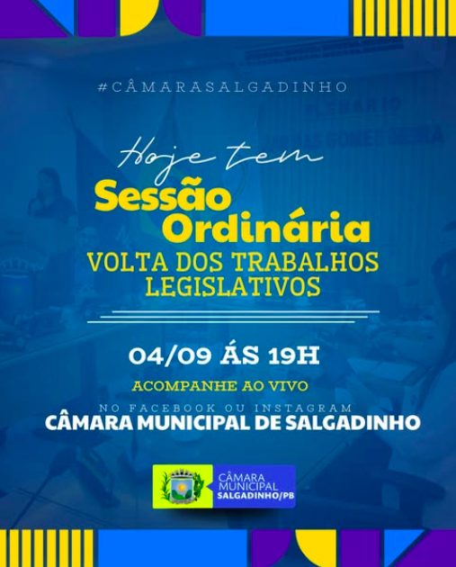 Hoje é dia de retomada dos trabalhos legislativos!