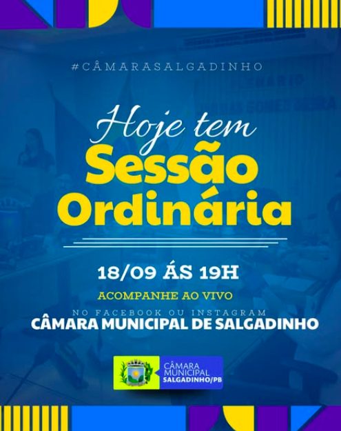Hoje tem sessão!