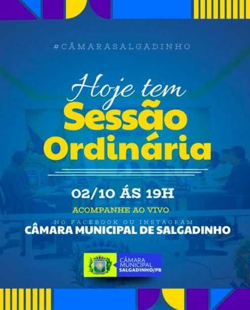 Hoje tem sessão!