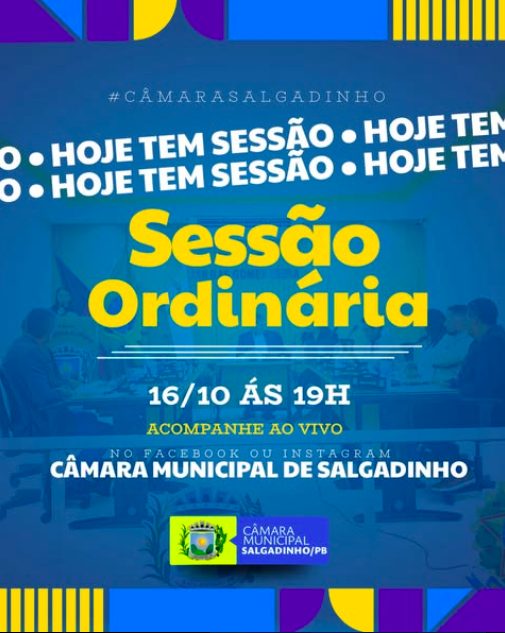 Hoje tem sessão - 16/10