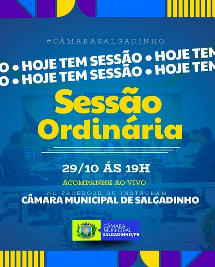 Hoje tem sessão!