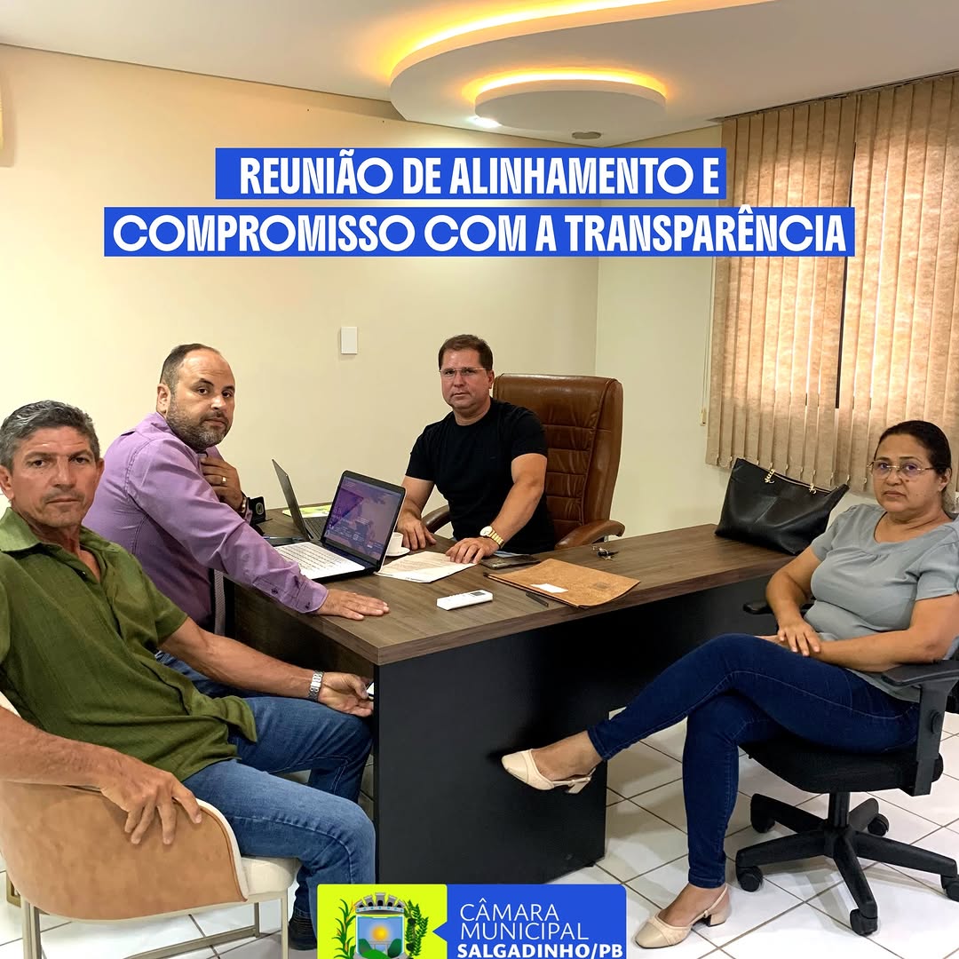 Câmara alinha trabalhos legislativos para gestão transparente e responsável
