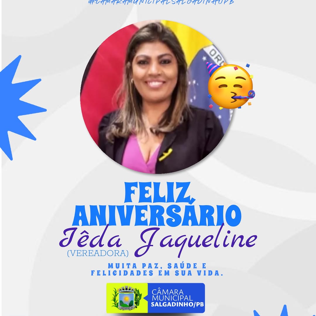 Câmara Municipal parabeniza Vereadora Ieda Dias por seu aniversário