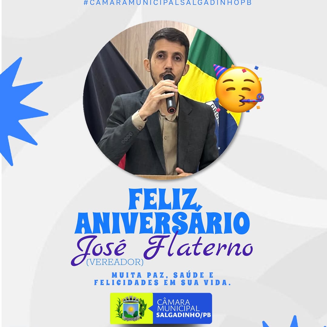Câmara Municipal celebra aniversário do Vereador Flaterninho Filho