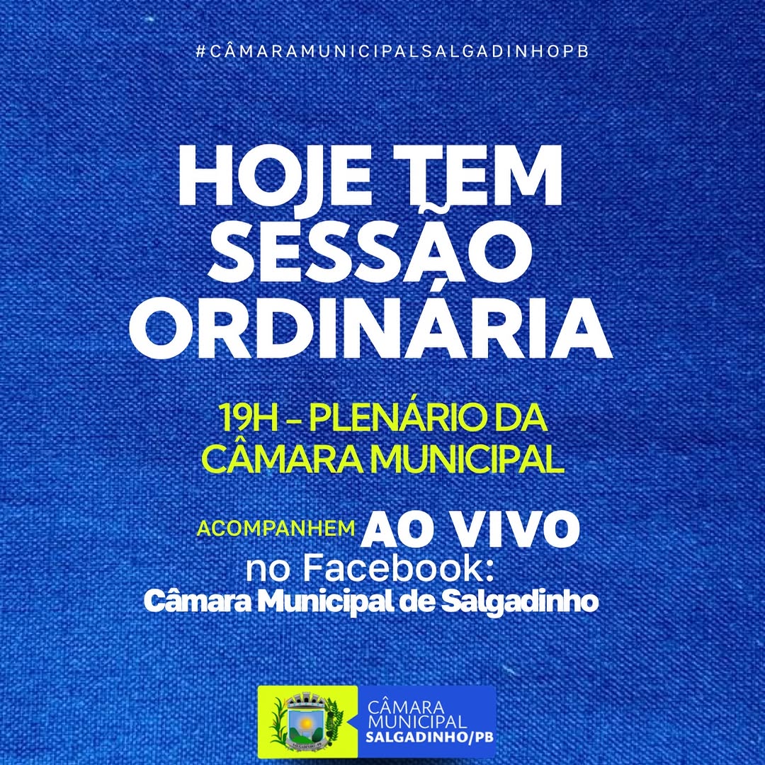 Câmara de Salgadinho realiza Sessão Ordinária com foco em projetos locais