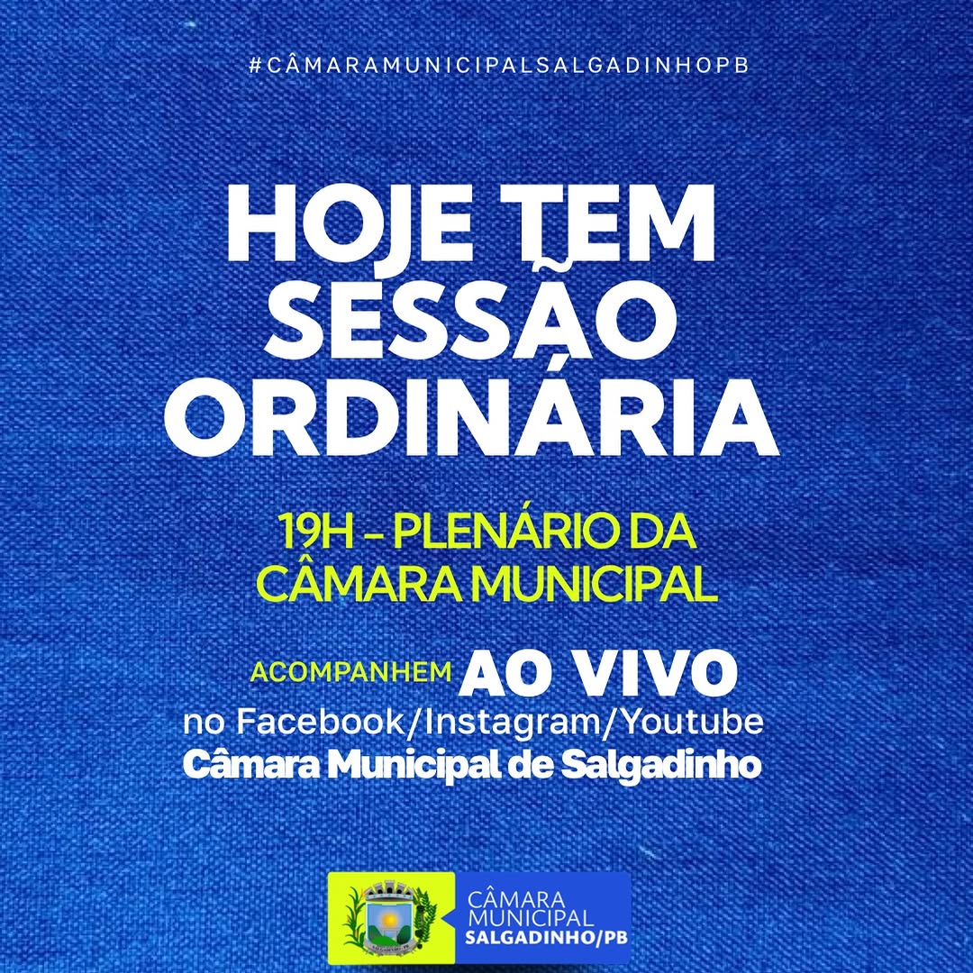 Câmara de Salgadinho realiza Sessão Ordinária com foco na população