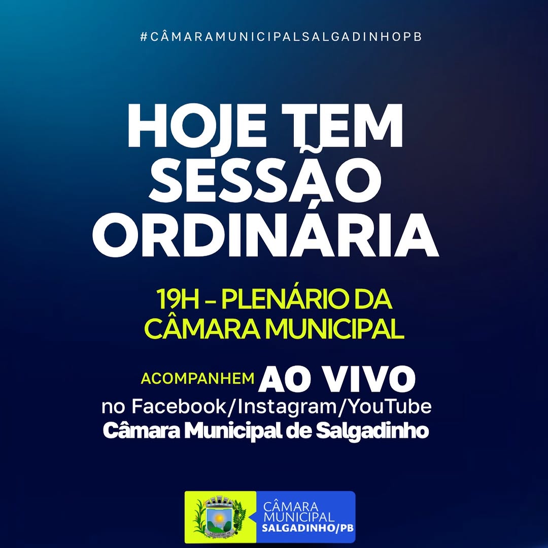 Salgadinho: Câmara debate projetos e ações para a população nesta noite